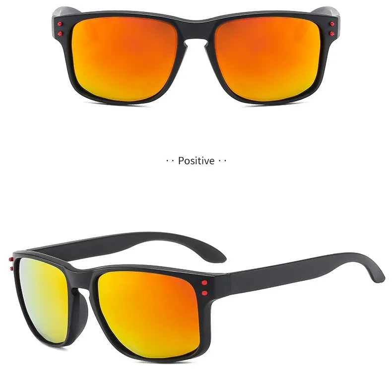 Men's Polarized Mirrored Sports Sunglasses – UV400 Cycling Glasses & Driving Eyewear with Premium Coating, Ideal for Outdoor Fishing & Running